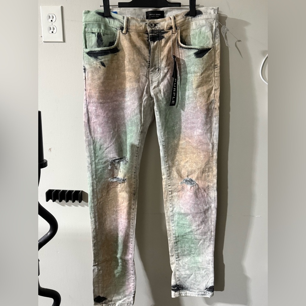 Purple Brand Jeans, Men’s Sz 38, Muted Acid, NWT